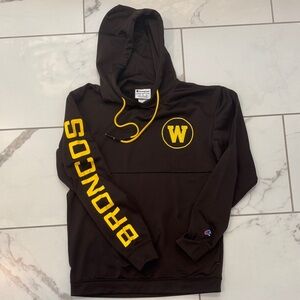 Champion WMU Broncos Brown Hoodie with Yellow Accents